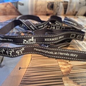 Hermès Brown Ribbon 2014 Metamorphosis , An Hermes Story 62 Inch